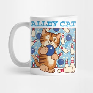 Bowling Alley Cat Mug